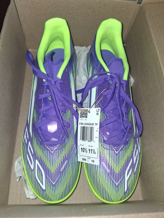 adidas Other - adidas F50 League TF Women's Purple & Neon Green Soccer Cleats